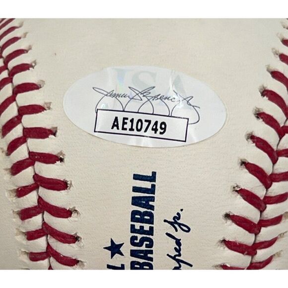 Catherine Bach Daisy Dukes Of Hazzard Signed Baseball Rawlings OML JSA COA - Picture 8 of 9